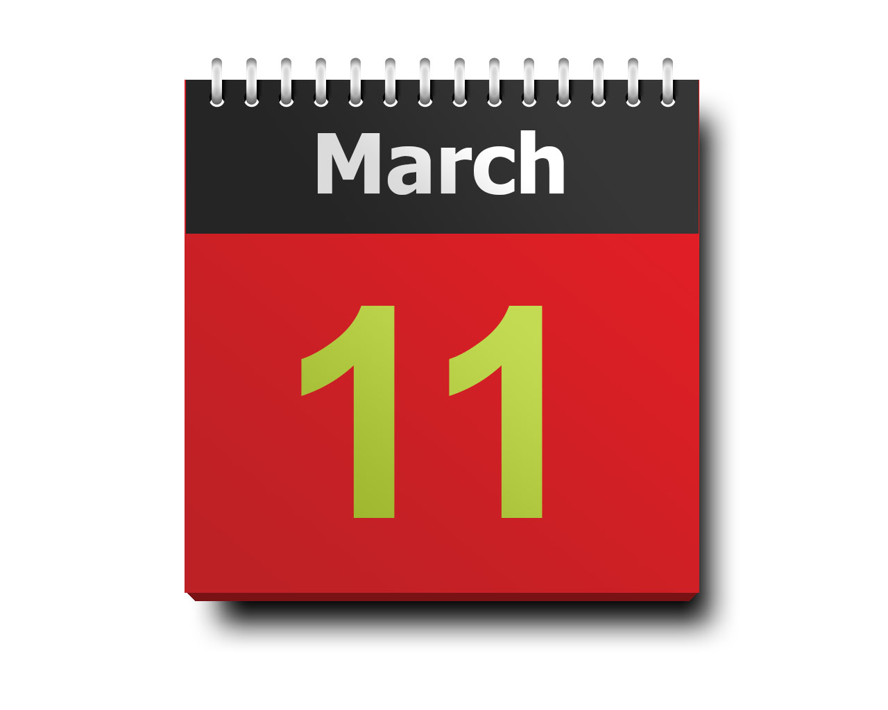 March 11 calendar icon