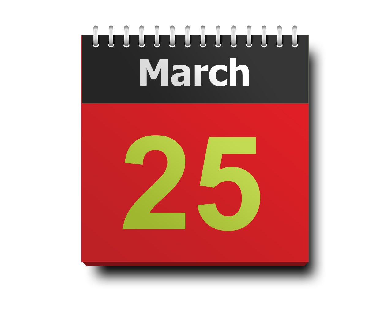 March 28 calendar icon
