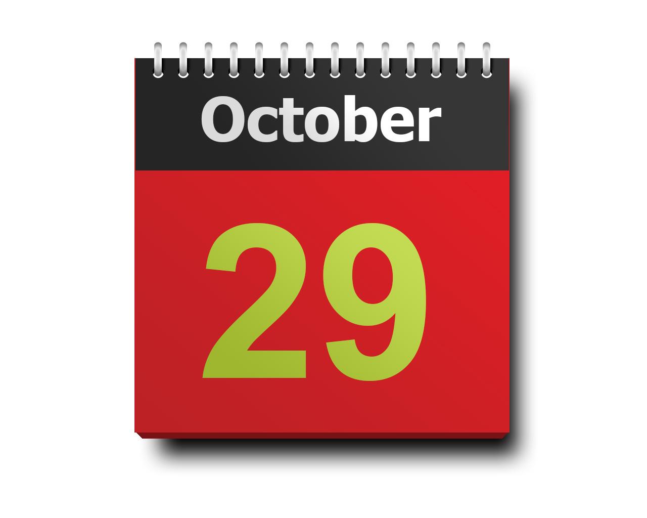 Oct29calendar icon