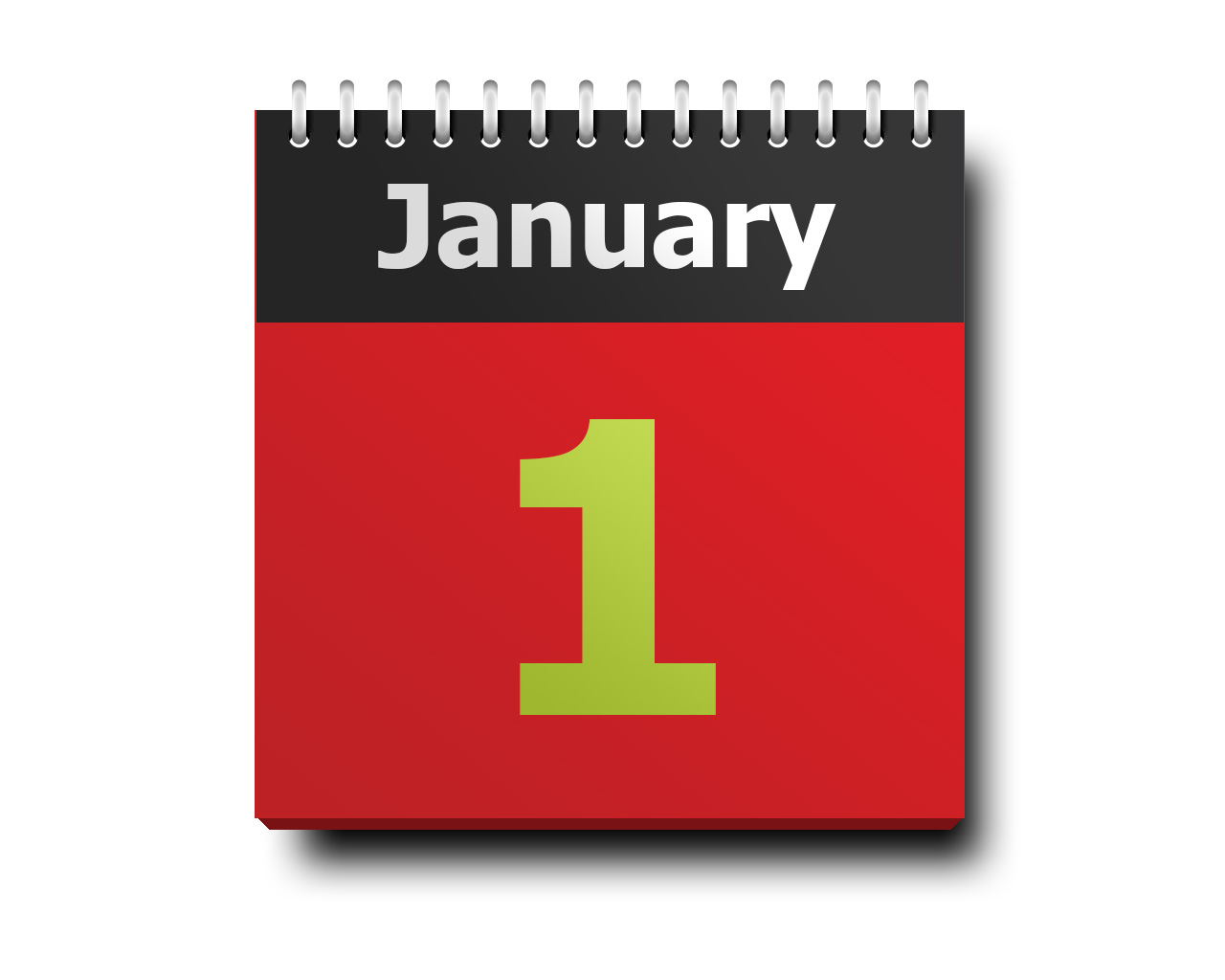 january 1 calendar icon