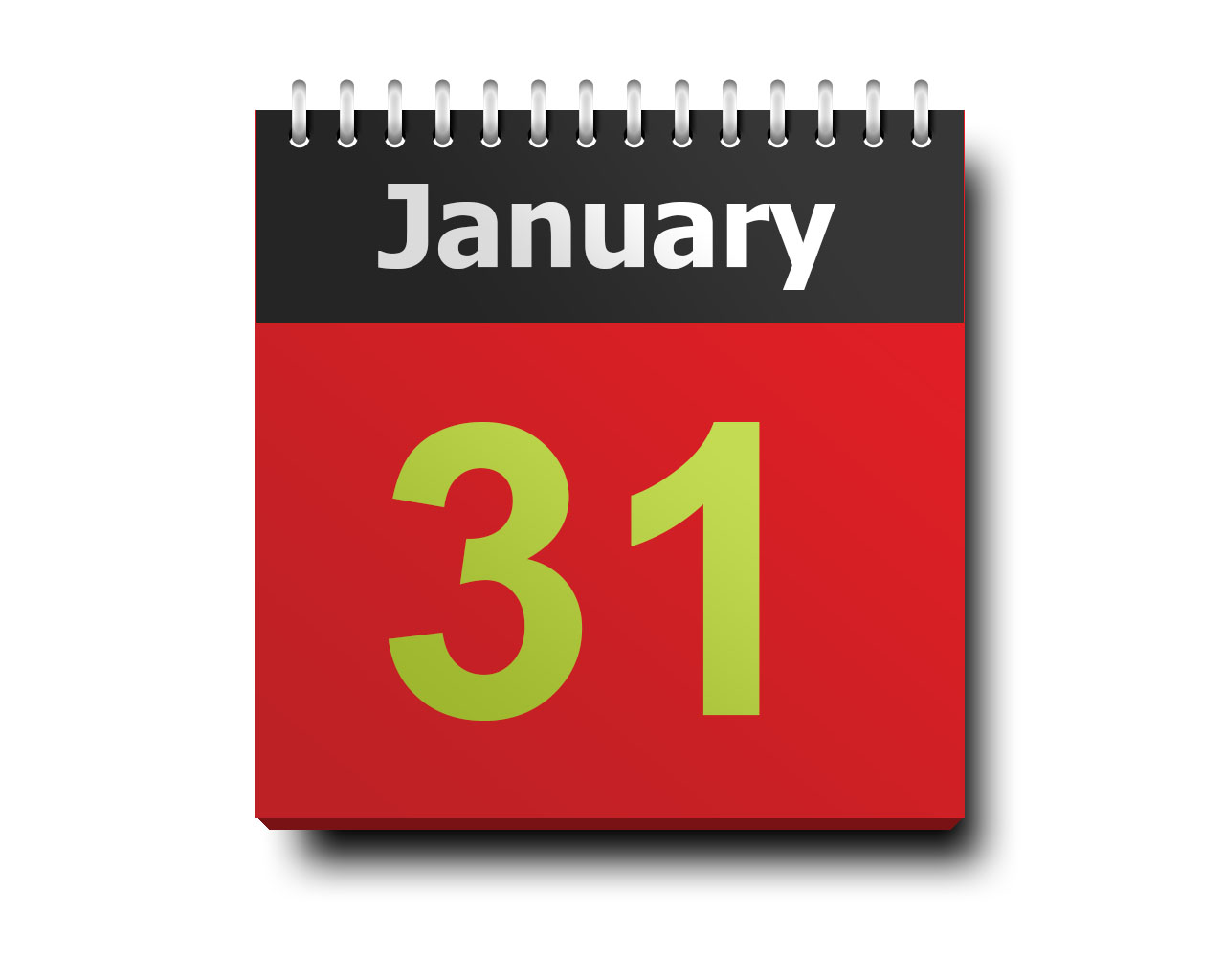 january 31 calendar icon